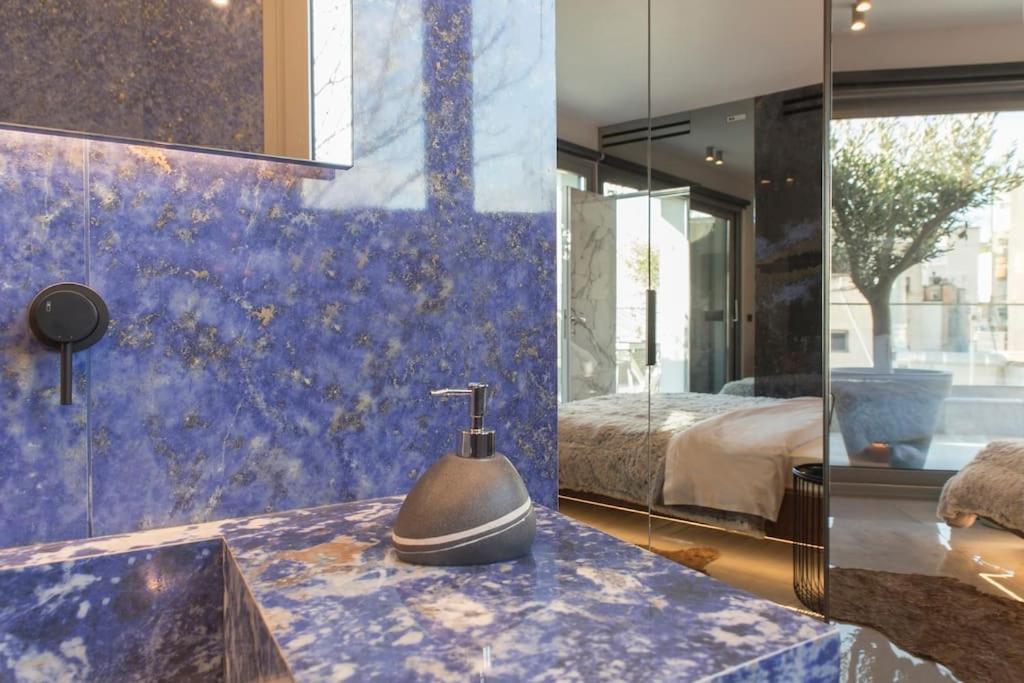 Luxury Acropolis View Apartment-Living Stone Black Pearl Atenas Exterior foto