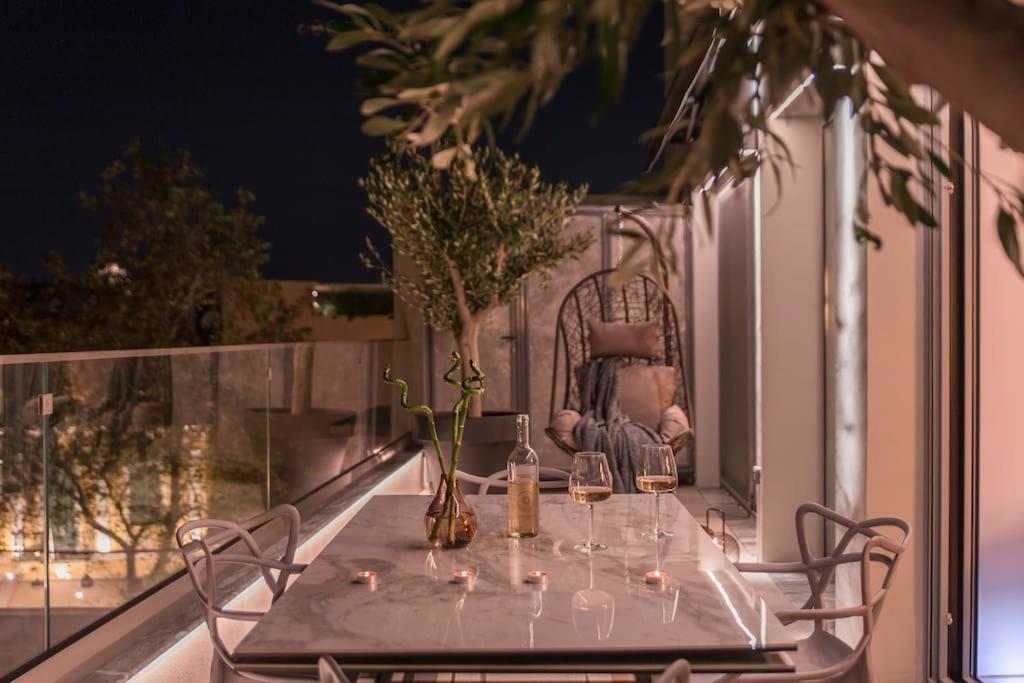 Luxury Acropolis View Apartment-Living Stone Black Pearl Atenas Exterior foto