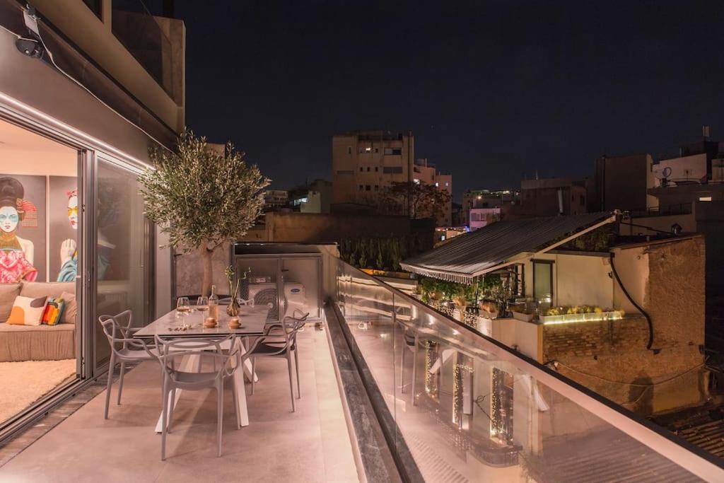 Luxury Acropolis View Apartment-Living Stone Black Pearl Atenas Exterior foto