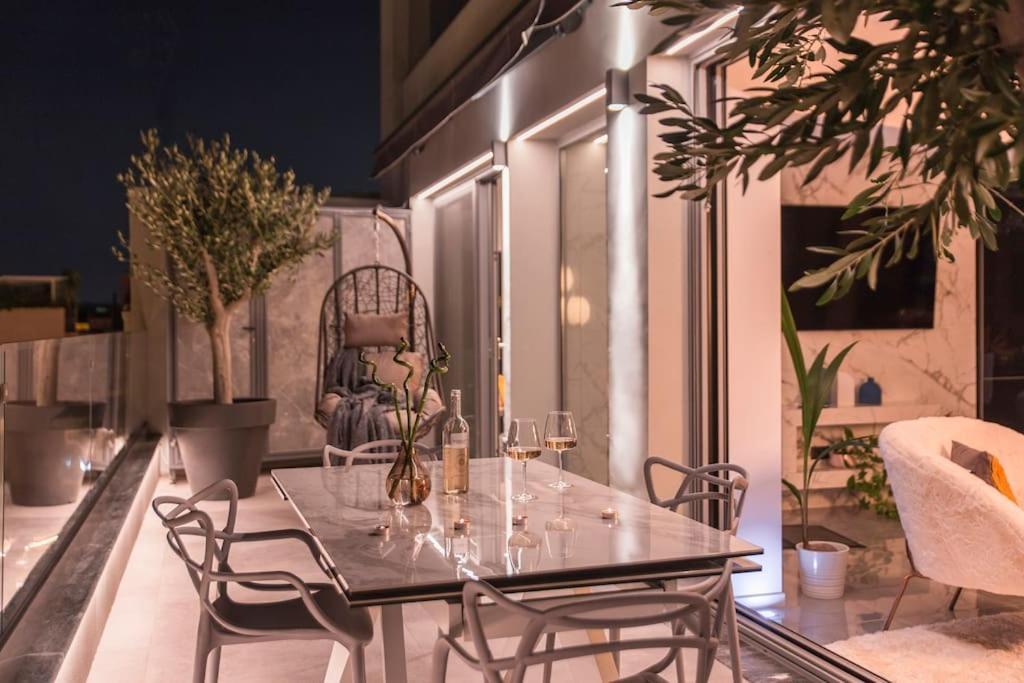 Luxury Acropolis View Apartment-Living Stone Black Pearl Atenas Exterior foto